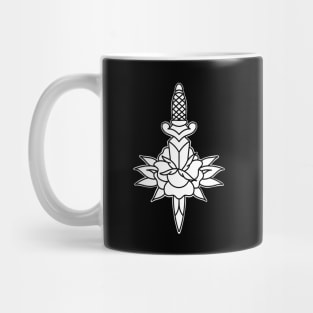 HomeSchoolTattoo Skull and Rose Mug